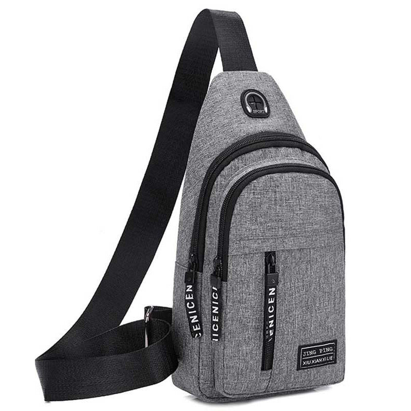 Multifunctional Men Shoulder Chest Bag, Crossbody Travel Sling Backpack for Hiking, Sports & Daily Use