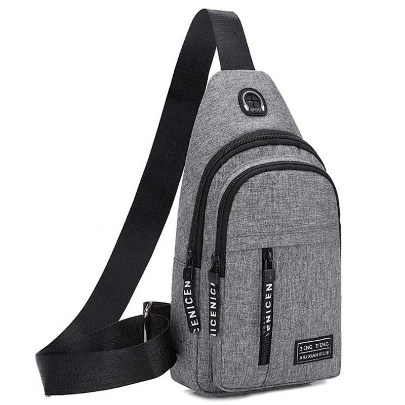 Multifunctional Men Shoulder Chest Bag, Crossbody Travel Sling Backpack for Hiking, Sports & Daily Use