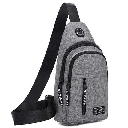 Multifunctional Men Shoulder Chest Bag, Crossbody Travel Sling Backpack for Hiking, Sports & Daily Use