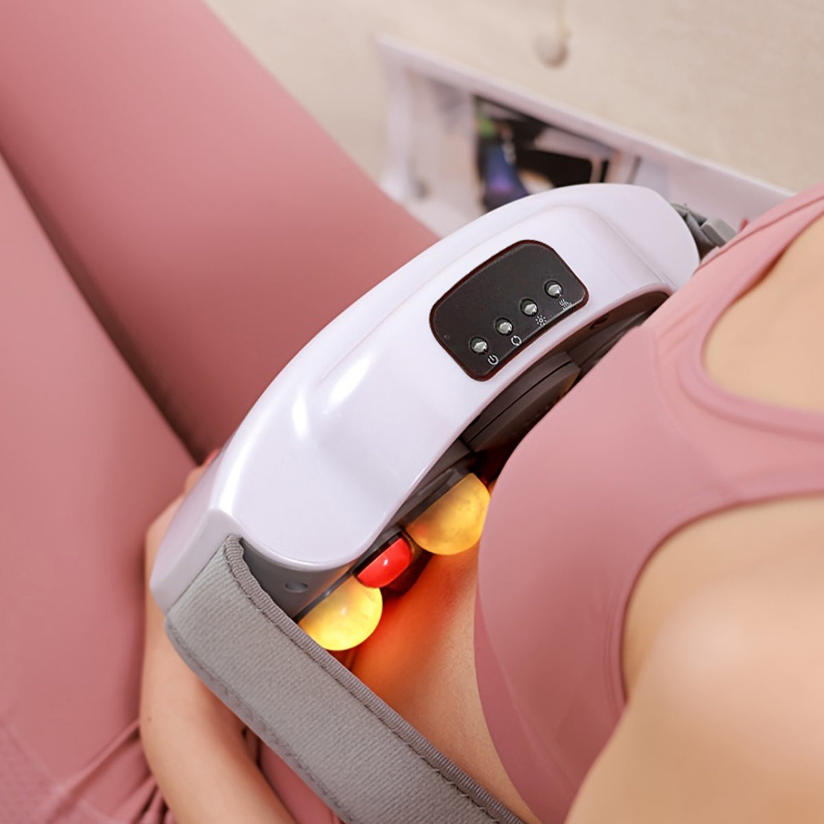 Multi Functional Bian Shi Rubbing Belly Instrument, Divine Abdominal Massager for Warming Palace & Stomach Relief