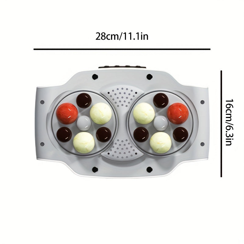 Multi Functional Bian Shi Rubbing Belly Instrument, Divine Abdominal Massager for Warming Palace & Stomach Relief