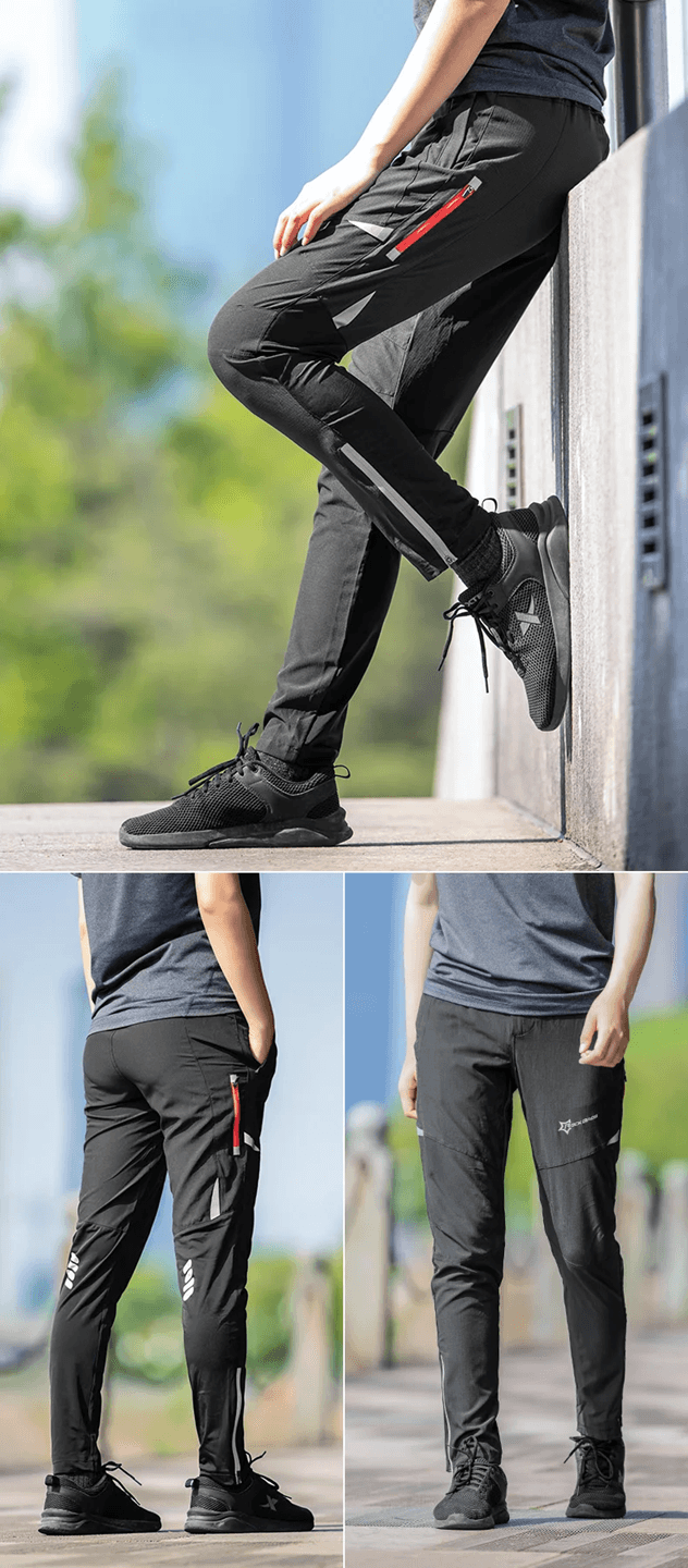 ROCKBROS Lightweight Breathable Cycling Pants For Men And Women With High Elasticity And Reflective 6