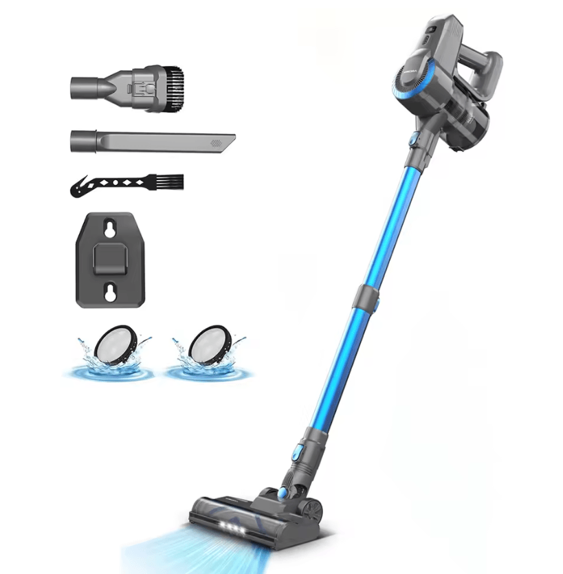 YISORA N300 Cordless Stick Vacuum Cleaner With 20Kpa Suction For Carpet Hard Floors And Pet Hair 5