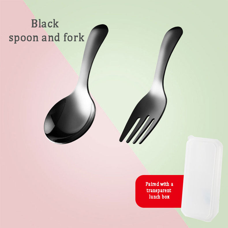 Portable Stainless Steel Tableware Set for Outdoor Tourism, Spoon and Fork Combo for Kids, Travel, Picnic