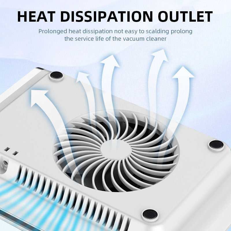 Powerful Nail Dust Vacuum Collector Professional Nail Dust Extractor With Reusable Filter  Adjustab 1