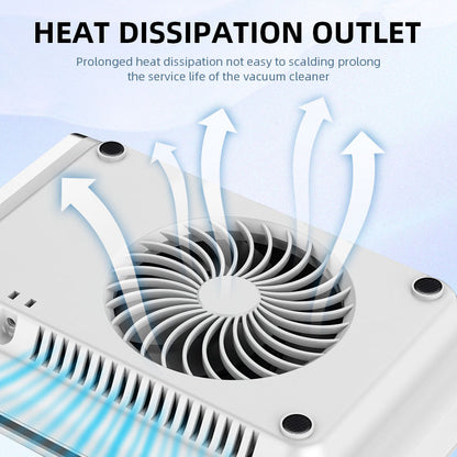 Powerful Nail Dust Vacuum Collector Professional Nail Dust Extractor With Reusable Filter  Adjustab 1