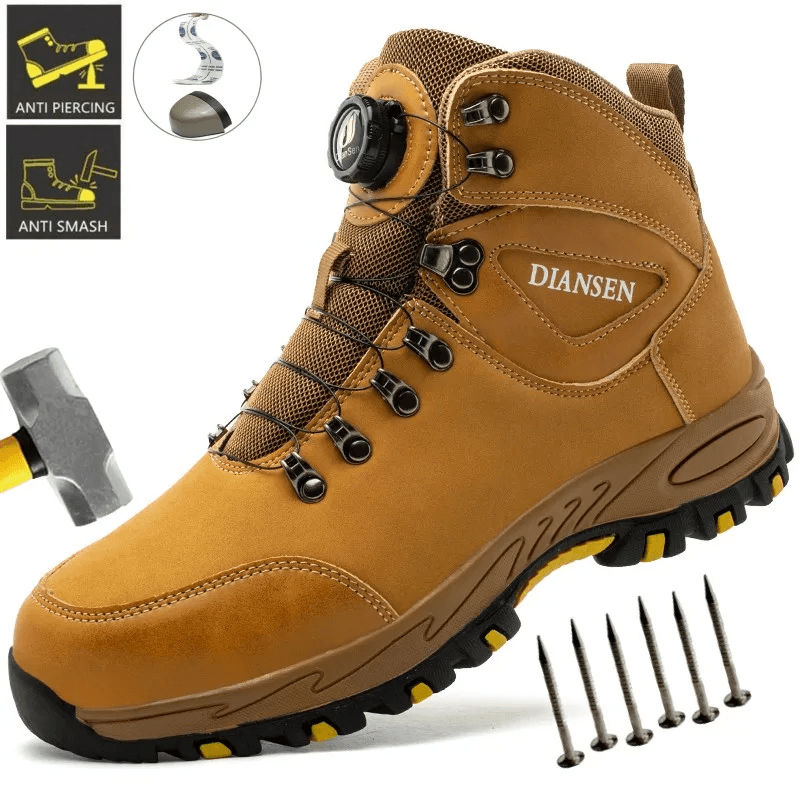 TitanStep Rotating Button Indestructible Work Shoes  PunctureProof Protective Sneakers For Men 9