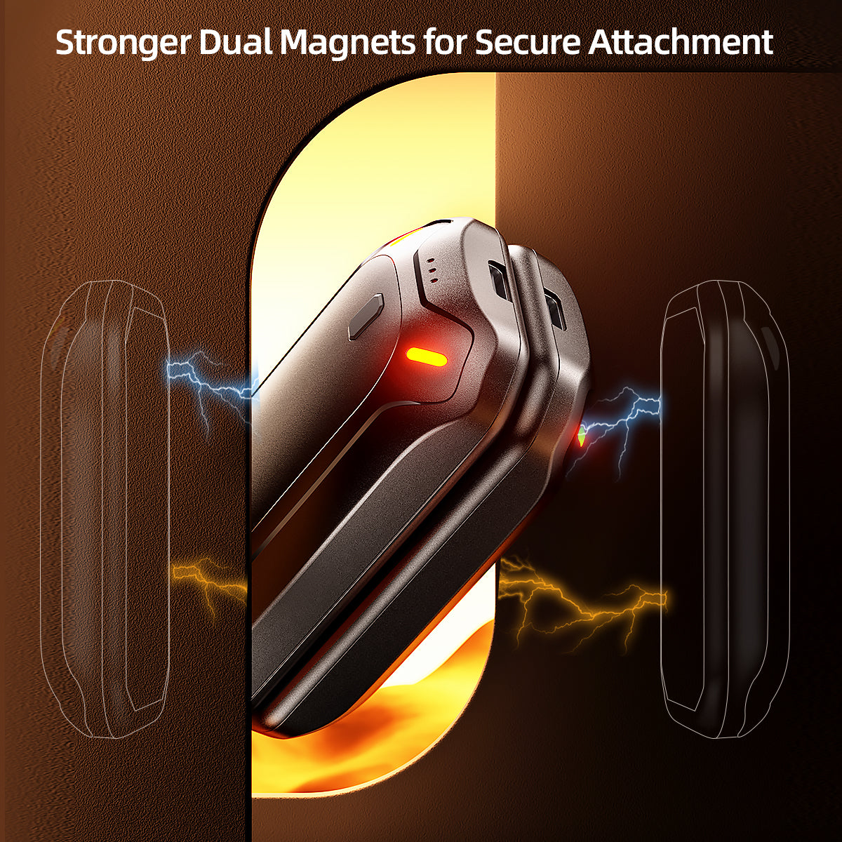 Rechargeable Dual Magnetic Electric Hand Warmer DoubleSided Warming Portable Heater Gifts For Women 4