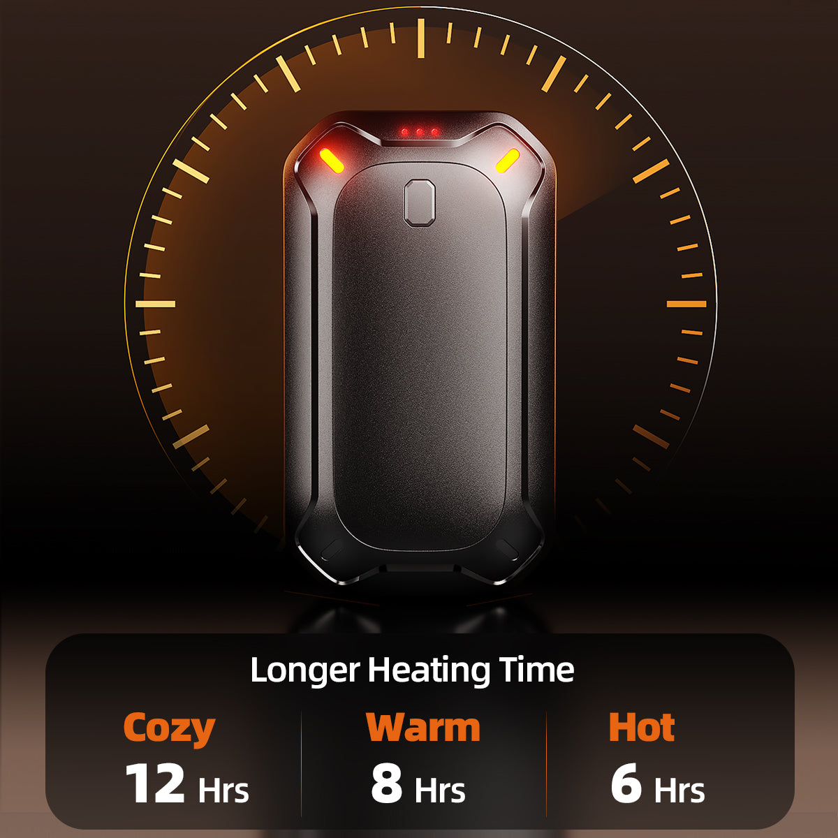 Rechargeable Dual Magnetic Electric Hand Warmer DoubleSided Warming Portable Heater Gifts For Women 5