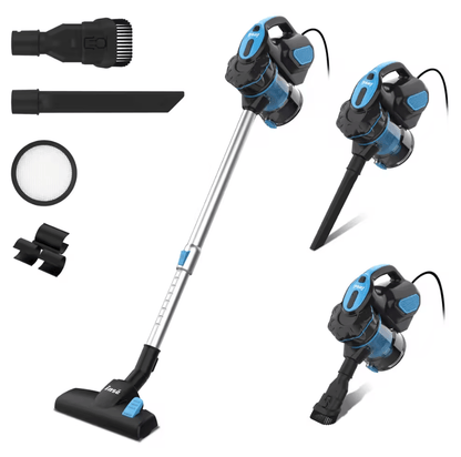 INSE I5 Corded Stick Vacuum Cleaner with Powerful Suction for Pet Hair and Hard Floors