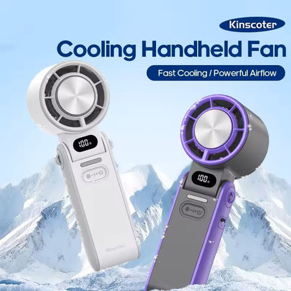 Portable Handheld Fan Rechargeable Mini Cooling Turbo Fan