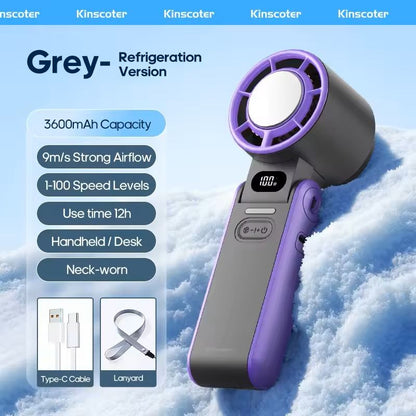 Portable Handheld Fan Rechargeable Mini Cooling Turbo Fan 7