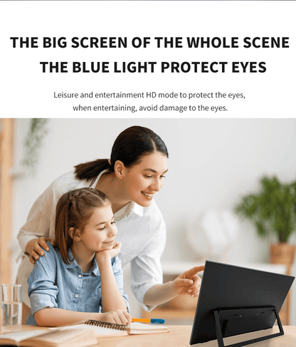 HGFRTEE 141 Inch Portable IPS Monitor With Stand For Laptop Gaming And Raspberry Pi 4