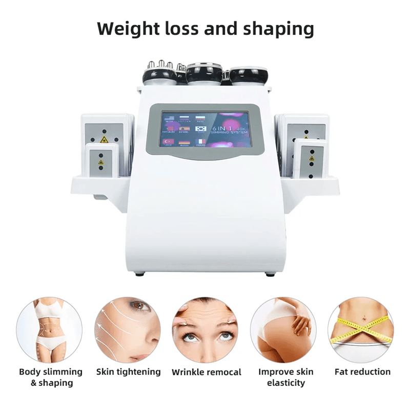 Missheart 6 in 1 Professional Cavitation Machine for Body Sculpting and Skin Tightening