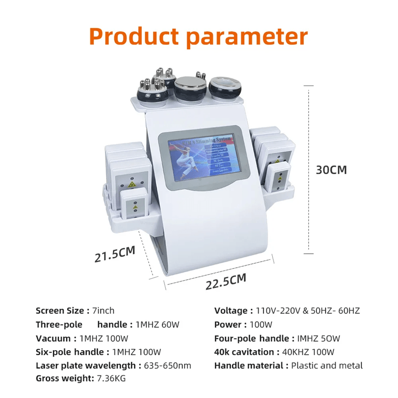 Missheart 6 In 1 Professional Cavitation Machine For Body Sculpting And Skin Tightening 3