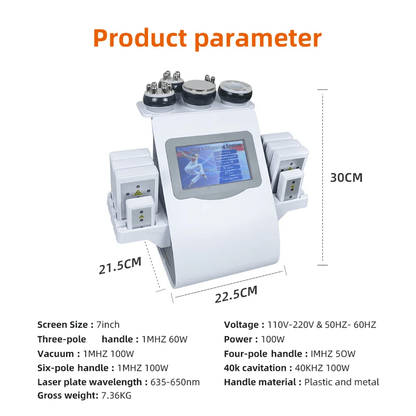 Missheart 6 In 1 Professional Cavitation Machine For Body Sculpting And Skin Tightening 3