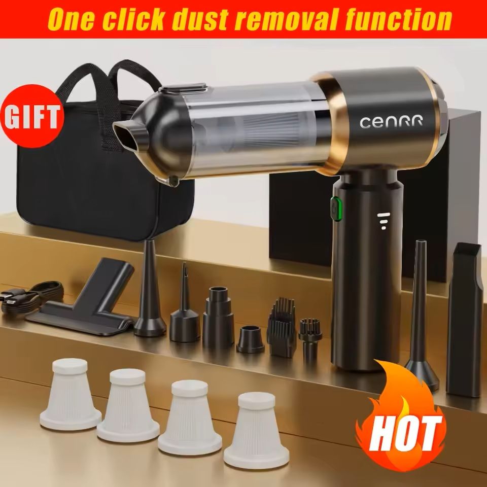 Cordless Car Vacuum Cleaner Strong Suction Handheld Cleaning Machine 12