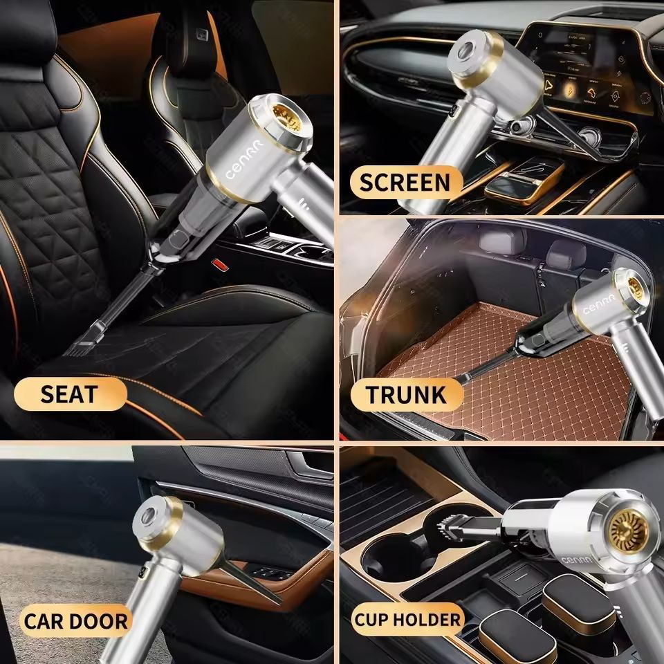 Cordless Car Vacuum Cleaner Strong Suction Handheld Cleaning Machine 5