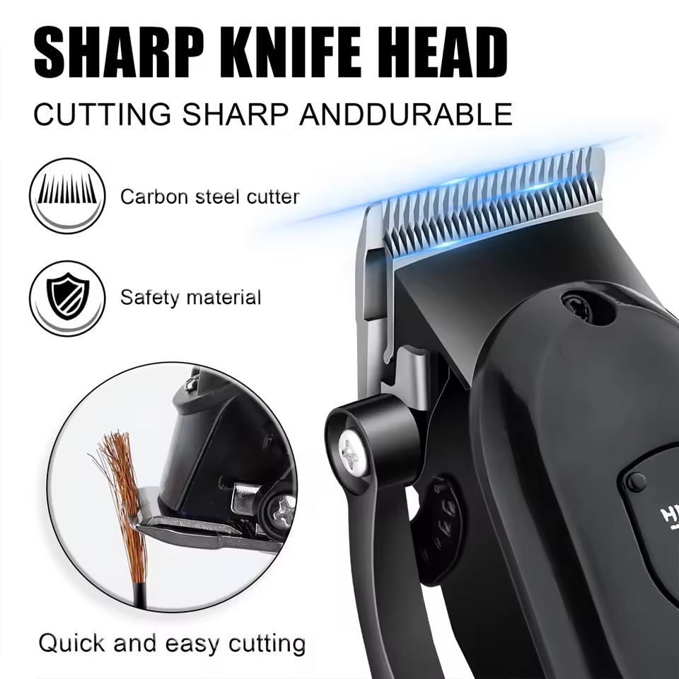 Professional Hair Clipper Electric Hair Trimmer For Men 4