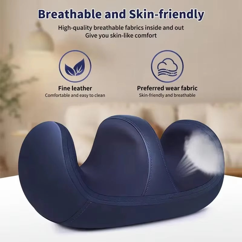Electric Foot Leg Massager With Shiatsu Kneading Roller  Heating Therapy Hot Compression 1