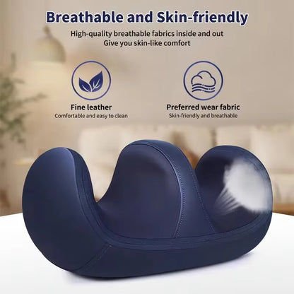 Electric Foot Leg Massager With Shiatsu Kneading Roller  Heating Therapy Hot Compression 1