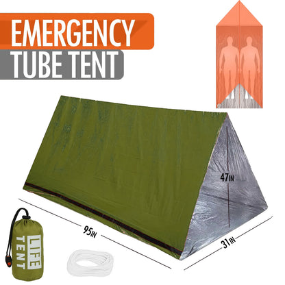 2 Person Emergency Tent Casa De Waterproof Camping Travel Shelter Pergola Family Campaign House Tourist Tents Outdoor