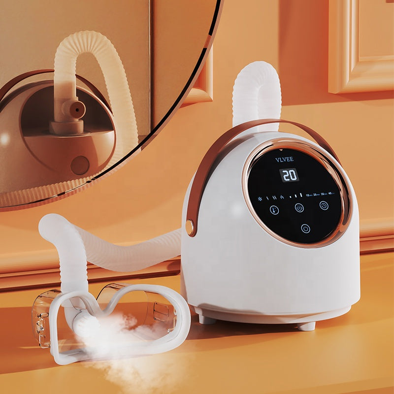 Eye Massage Atomization SPA Instrument, Hot & Cold Spray Fumigation Heating Compress for Eye Dryness Relief