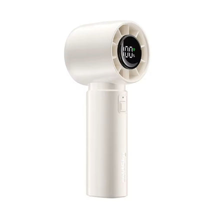 Portable Handheld Mini Fan Rechargeable Turbo Fan With LED Display 7