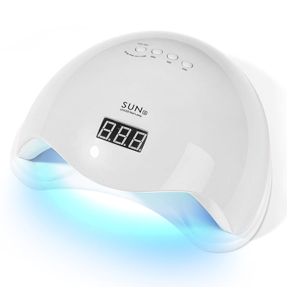 UV LED Nail Lamp for Gel Polish, Professional Salon Dryer with 4 Timer Settings, Auto Sensor & LCD Screen