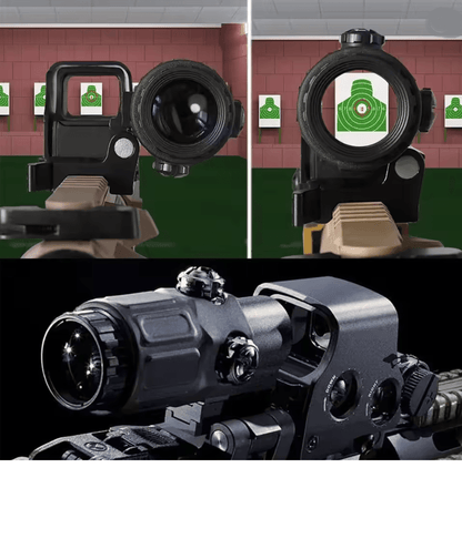 Tactical 558 Red Dot Holographic Sight With G43 Magnifier And Quick Detach Mount For Hunting And Ai 1