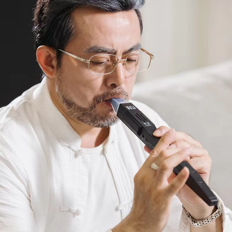 Pocket Digital Electronic Wind Instrument Mini Pocket Saxophone Wind Instrument with 10 Tones, Clarinet, Flute