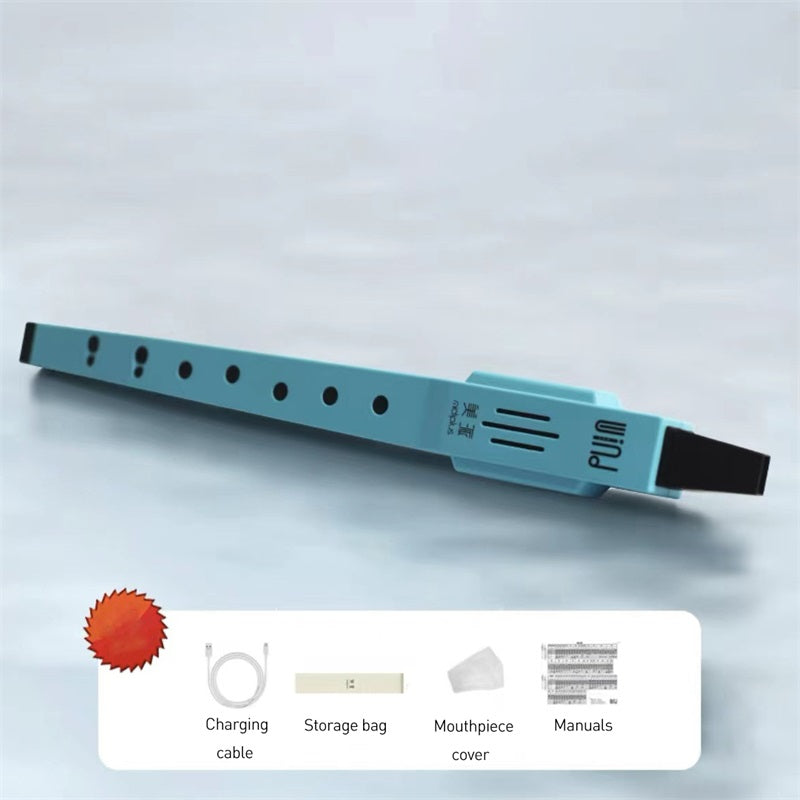 Pocket Digital Electronic Wind Instrument Mini Pocket Saxophone Wind Instrument with 10 Tones, Clarinet, Flute