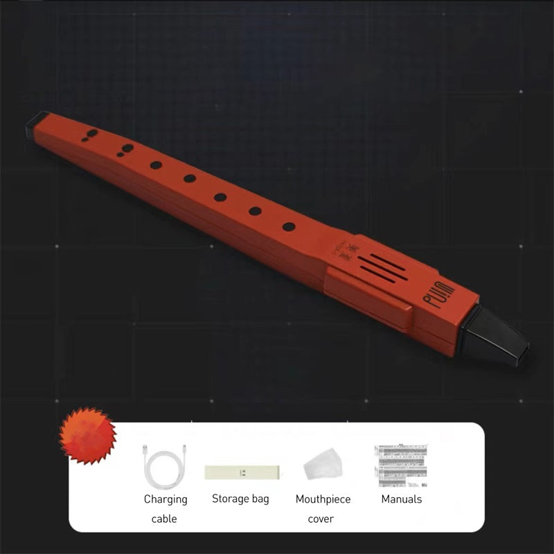 Pocket Digital Electronic Wind Instrument Mini Pocket Saxophone Wind Instrument with 10 Tones, Clarinet, Flute
