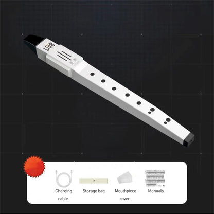 Pocket Digital Electronic Wind Instrument Mini Pocket Saxophone Wind Instrument with 10 Tones, Clarinet, Flute