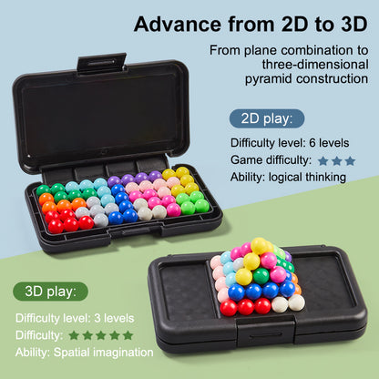 Children Smart Battle Puzzle Game, Thinking Training Brain Toy for Early Intelligence Development & Educational Fun