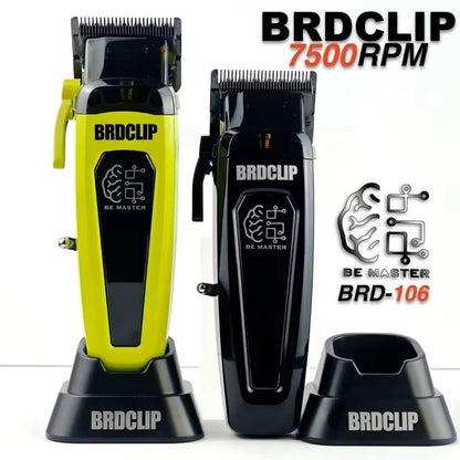 Professional Electric Hair Clipper with Adjustable DLC Blade and Base