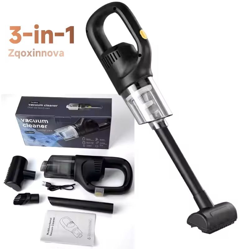 Strong Suction Wireless Vacuum Cleaner for Home and Car
