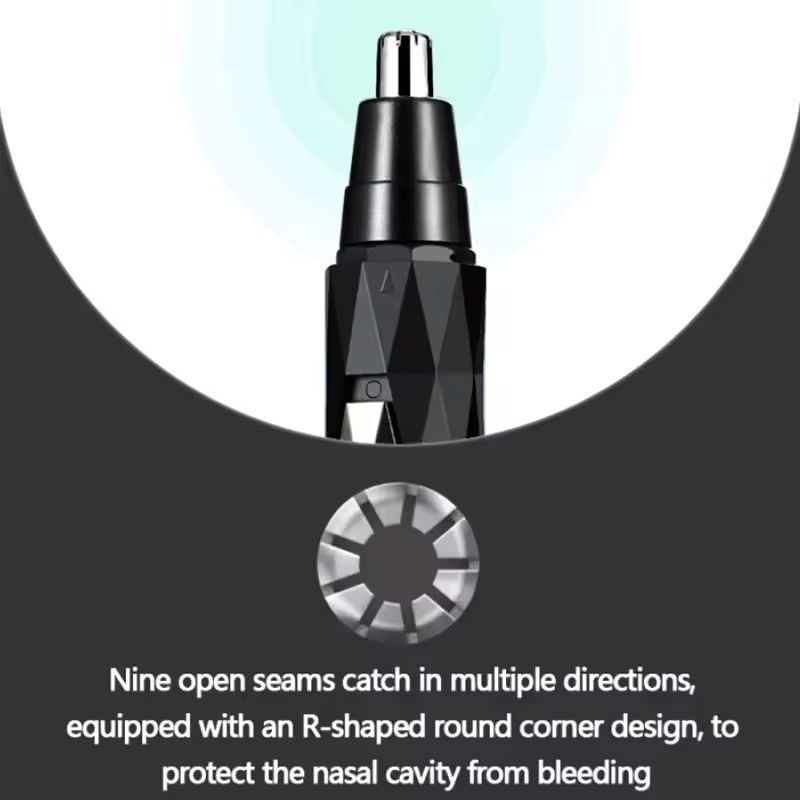 2 In 1 Rechargeable Nose Hair And Beard Trimmer For Men 1