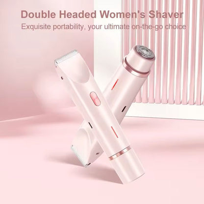 2 in 1 Electric Razor and Bikini Trimmer for Women Portable Epilator