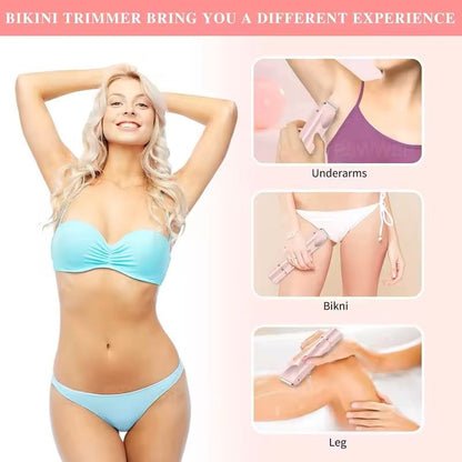 2 In 1 Electric Razor And Bikini Trimmer For Women Portable Epilator 1