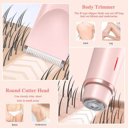 2 In 1 Electric Razor And Bikini Trimmer For Women Portable Epilator 3