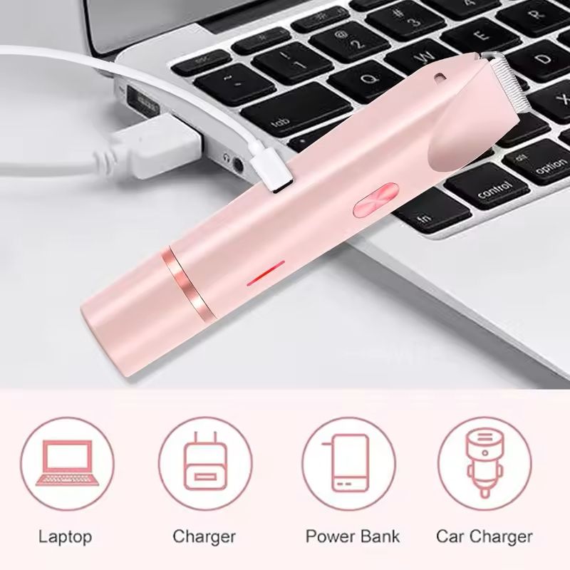 2 In 1 Electric Razor And Bikini Trimmer For Women Portable Epilator 5