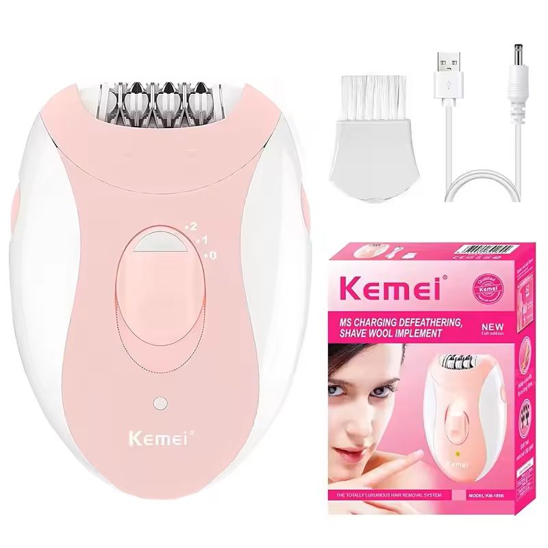 Rechargeable Women Epilator Electric Hair Remover for Body and Face