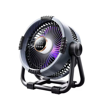 6 In 1 Camping Fan With 20000mAh Battery LED Light And Hook 7