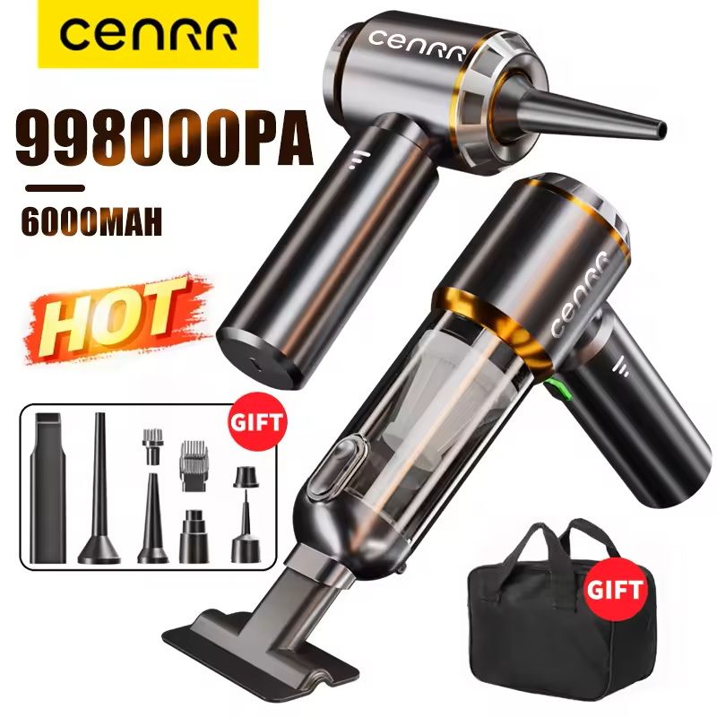Portable Car Vacuum Cleaner High Power Cordless Handheld