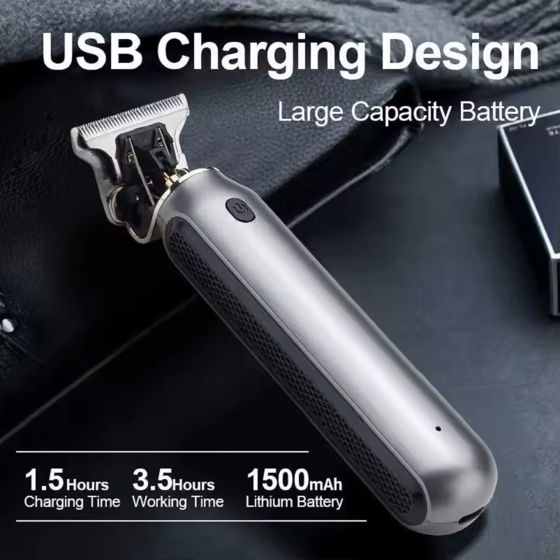 Rechargeable Hair Clipper For Men Cordless Beard And Hair Trimmer 4