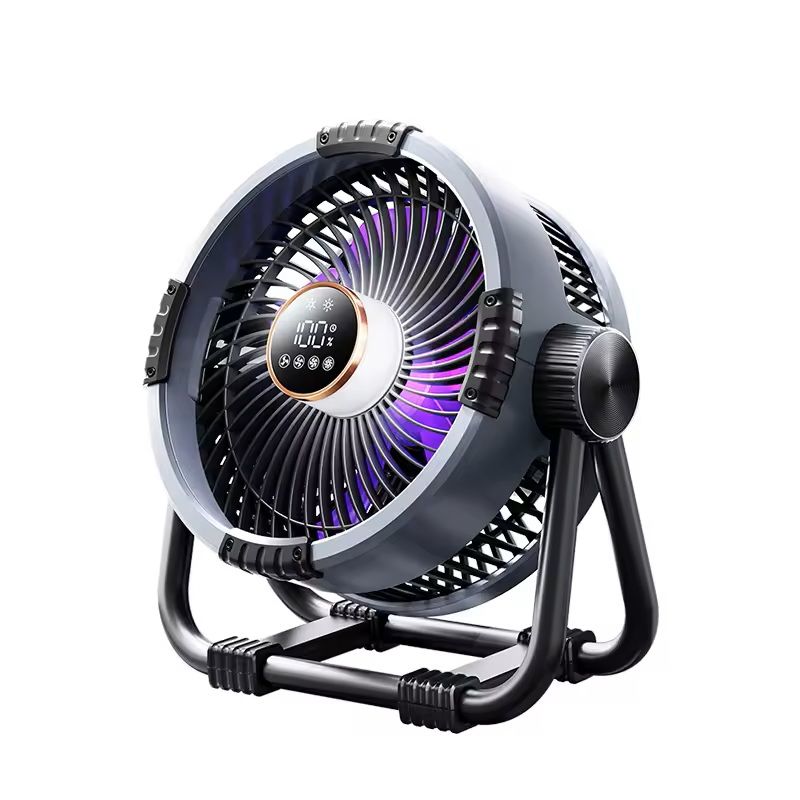 6 In 1 Camping Fan 20000mAh Rechargeable With LED Light And Hook 7