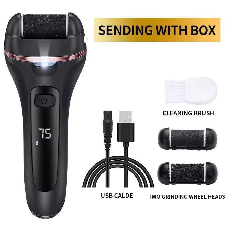 Electric Foot File Callus Remover Rechargeable Pedicure Tool 9