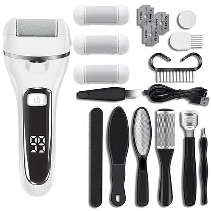 Electric Foot File Callus Remover Rechargeable Pedicure Tool 7