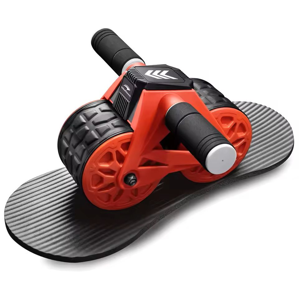Ab Wheel Roller with Automatic Rebound and Intelligent Display